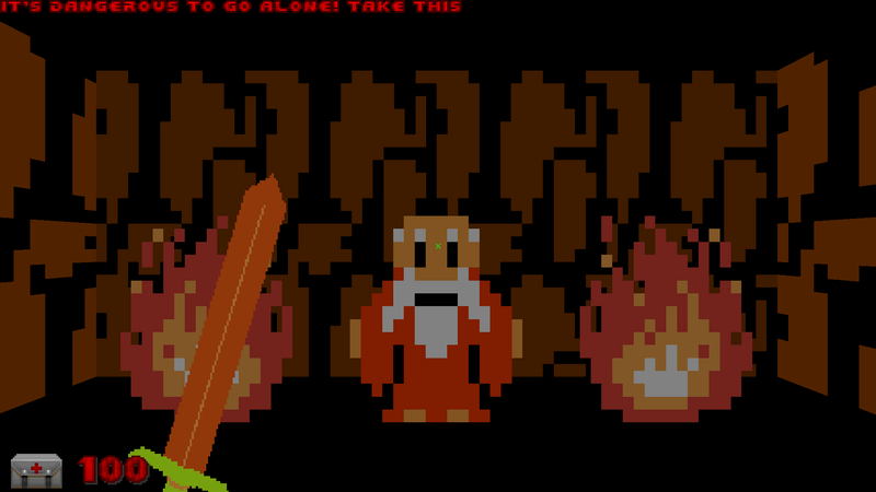 Illustration for article titled A Modder Is Trying To Recreate The Legend Of Zelda In Doom